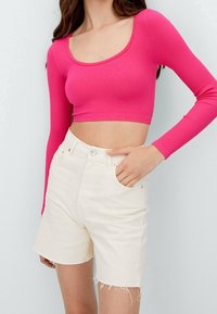 Stradivarius Langarmshirt - mottled pink