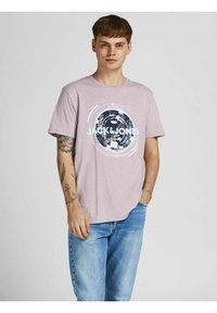 Jack & Jones Camiseta estampada - prugna