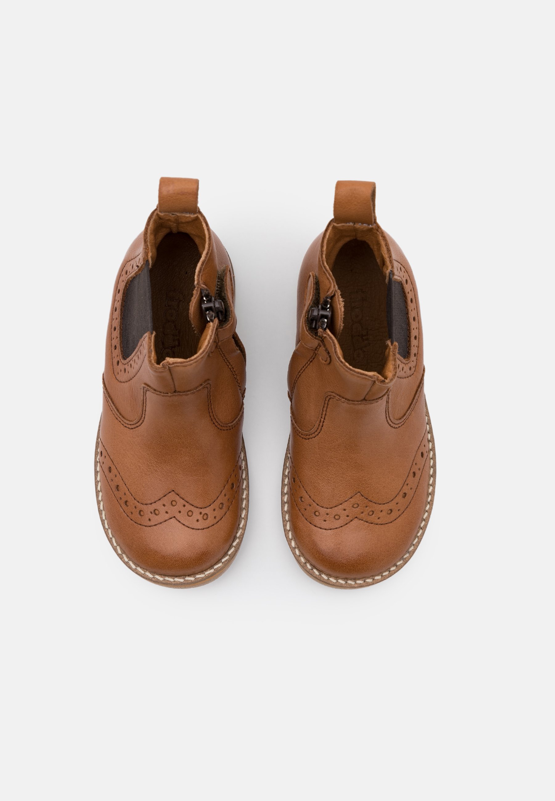 CHELYS BROGUE NARROW FIT Korte laarzen cognac CHELYS BROGUE NARROW FIT Korte laarzen cognac