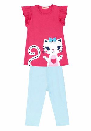 Denokids SET CAT FRILLED - Shorts - pink