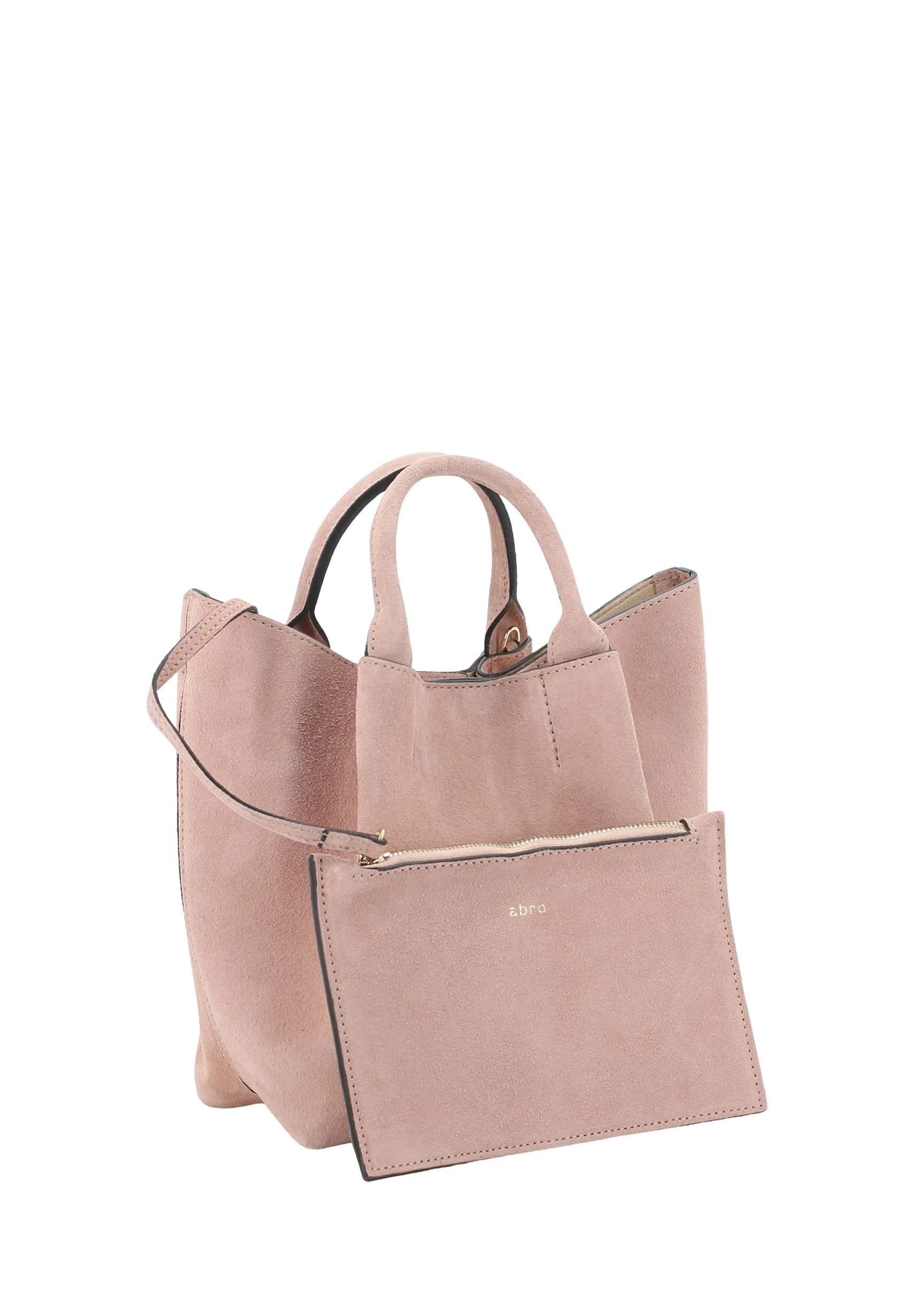 Abro ABRO SHOPPER ESSENTIAL - Handbag - powder/light pink - Zalando