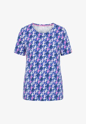 LAURASØN, SWALLOW PRINT SHORT SLEEVE TEE - T-Shirt print - blue violet