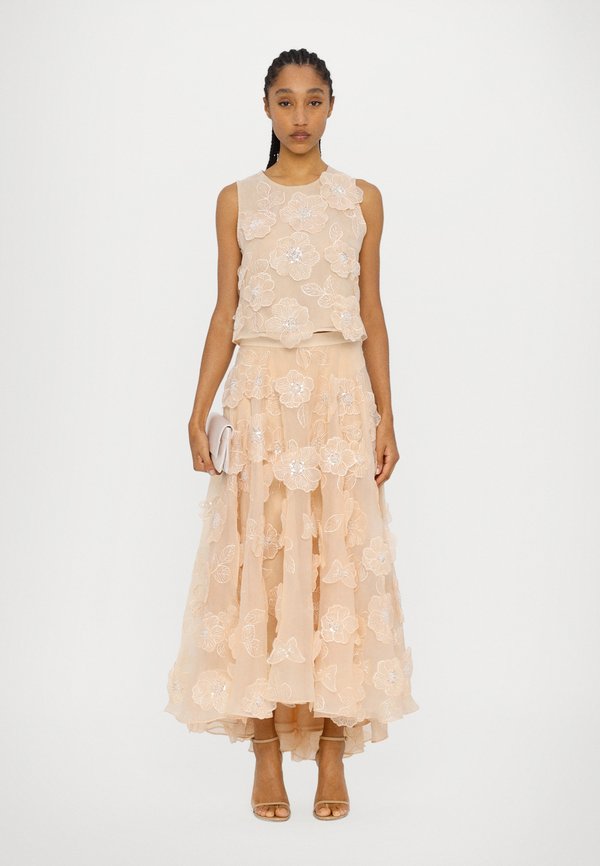 GARDENIA SKIRT - Maxi skirt - soft peach3