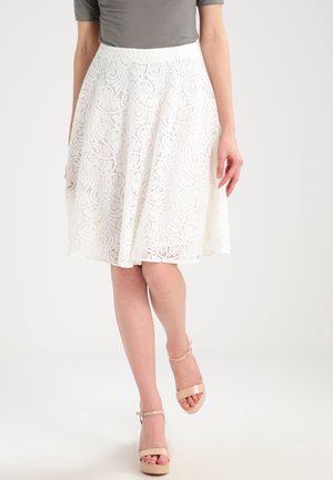 Falda acampanada - off-white