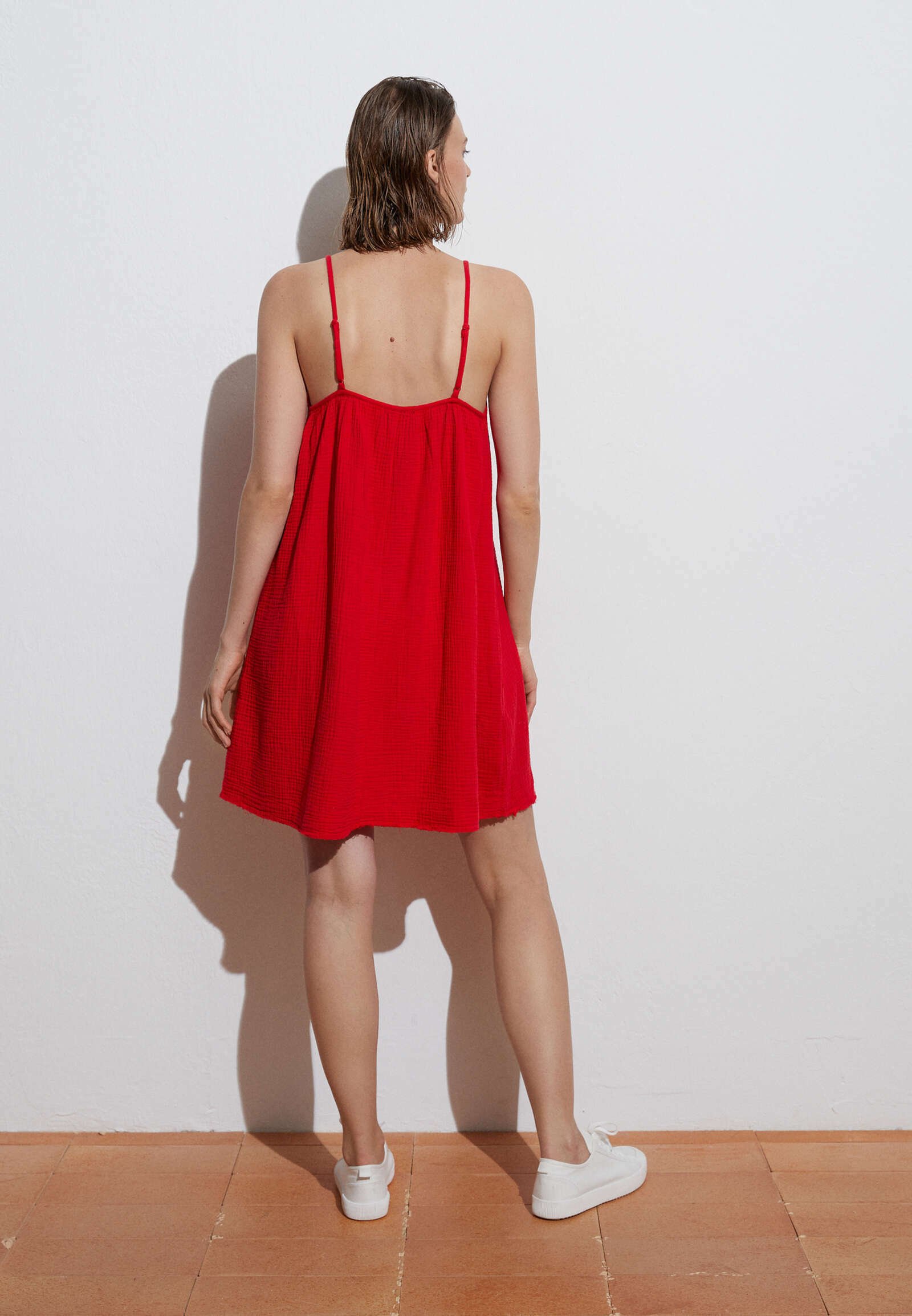 robe rouge oysho
