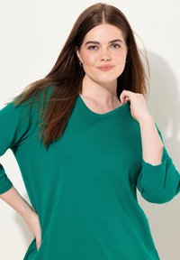 Ulla Popken GROSSE GRÖSSEN - Top s dlouhým rukávem - emerald green