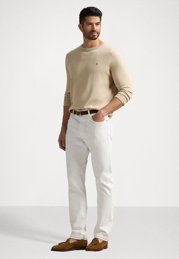 COTTON CREWNECK SWEATER - Jumper - dune melange2