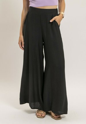 Dona x Lisa, PANTALON FLUIDE EPENE - Pantalon classique - noir