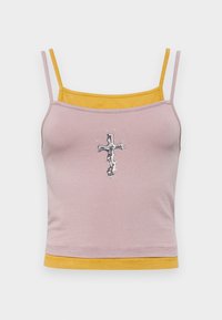 CHARM VEST - Top - lilac/yellow