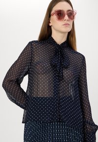 GANT BOW BLOUSE - Blúz - evening blue