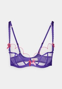 LORNA BRA - Modrček s kostjo - purple