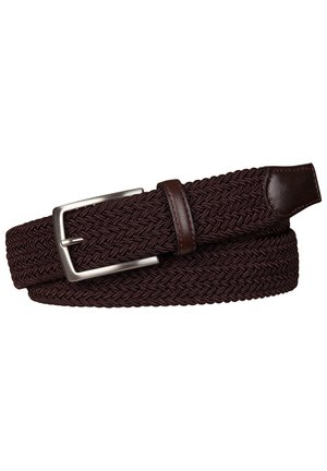 PROFUOMO ELASTIC WEBBING - Braided belt - brown