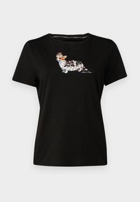 Print T-shirt - black