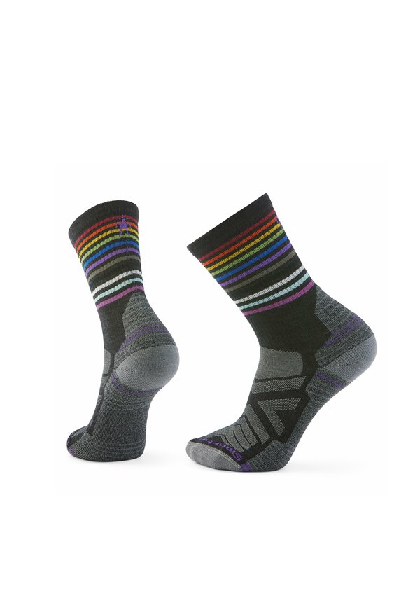HIKE LIGHT CUSHION PRIDE CREW - Socken - charcoal