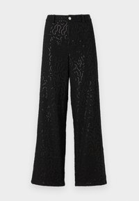 NMTHILDA STRAIGHT PANT - Nadrágok - black