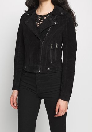 Leren jas - black