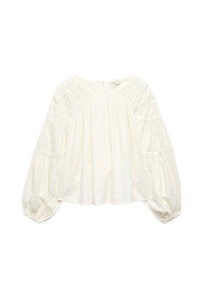 Marks & Spencer, Langærmet T-shirt - ivory