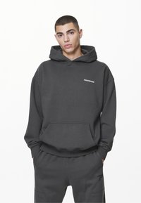 Pegador DEVON OVERSIZED HOODIE - Hanorac - washed volcano grey