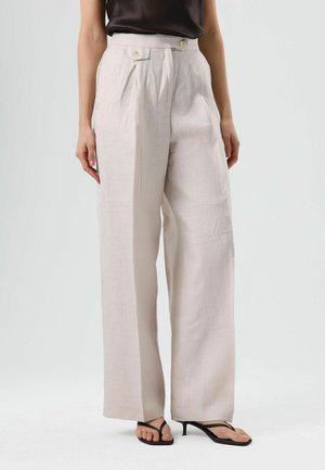 HIGH WAIST - Broek - beige