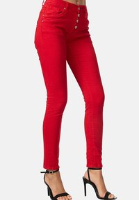 Elara Vaqueros slim fit - rot