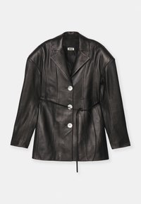SHAPED JACKET - Abrigo corto - black
