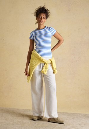 Joules, REGULAR FIT - WIDE LEG - Stoffhose - white