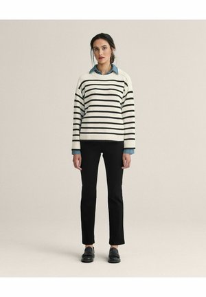 Newhouse RANDIG TRÖJA ELLY - Striktrøje - svart