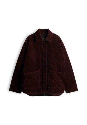 OPUS, LOOSE FIT DIAMOND QUILTING - Veste mi-saison - cherry jam