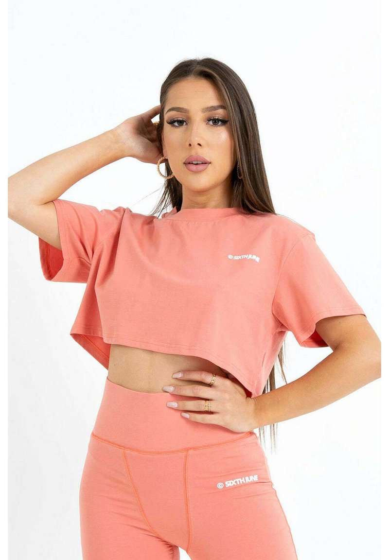 Sixth June T-shirts med print - pink