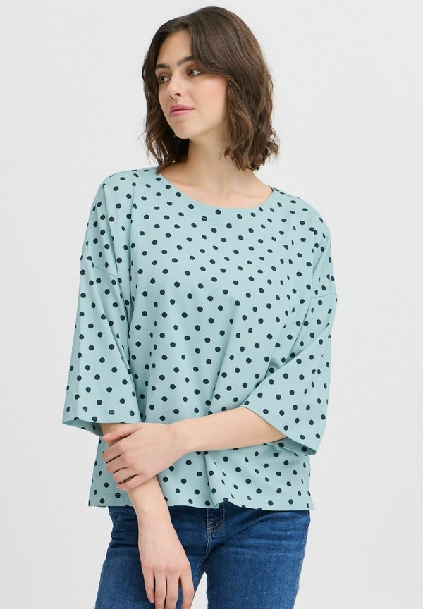 FRSIVA - Print T-shirt - aquifer mix