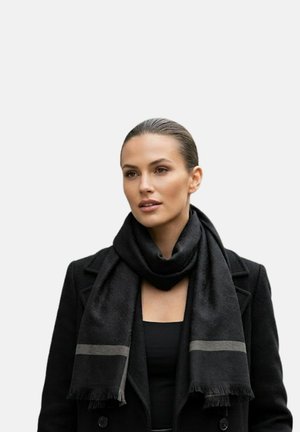 Guess, SCIARPA DONNA SCARF JACQUARD 40X180 BLACK - Bufanda - nero