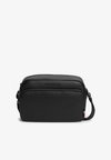 WOVEN PANEL CROSSBODY CAMERA BAG - Τσάντα χιαστί - black