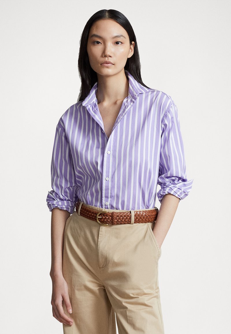 Farah ALSTON SHORT SLEEVE STRIPE SHIRT - Camicia - true navy/blu scuro