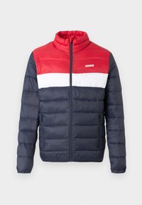 JJVINCENT PUFFER COLLAR - Välikausitakki - tango red