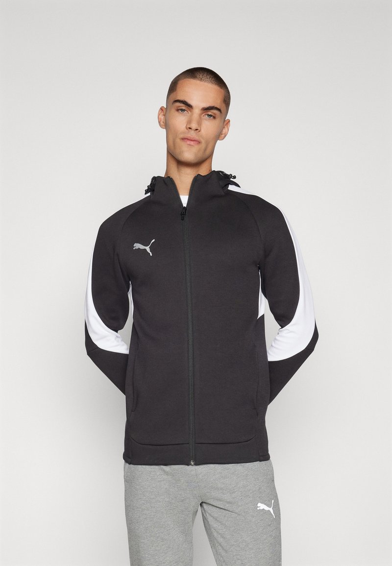 Puma - HOODED JACKET - Jaka ar rāvējslēdzēju - black, Palielināt