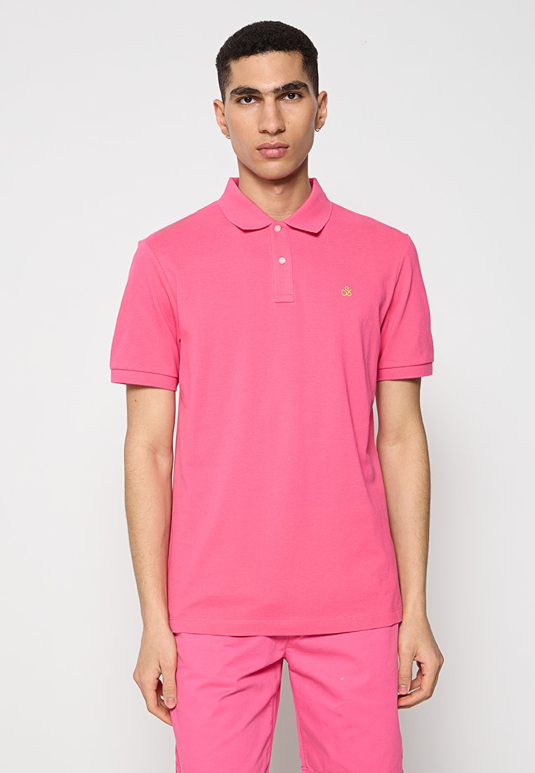 Scotch & Soda Poloshirt donkerroze Scotch & Soda Poloshirt donkerroze