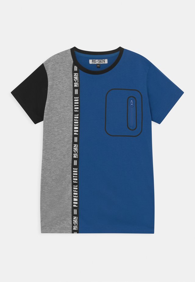 TEEN BOYS - Print T-shirt - nautical blue