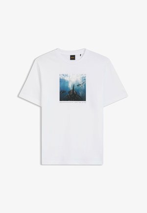 BOSS, TE CREATURE - T-shirt print - natural one