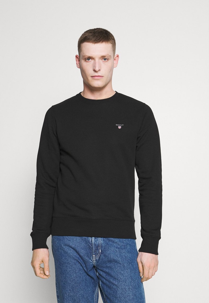 GANT ORIGINAL C NECK - Sweatshirt - black - Zalando.co.uk