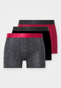 Non sélectionné, black/red
