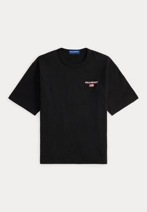 RELAXED FIT POLO SPORT JERSEY T-SHIRT - Βασικό μπλουζάκι - black