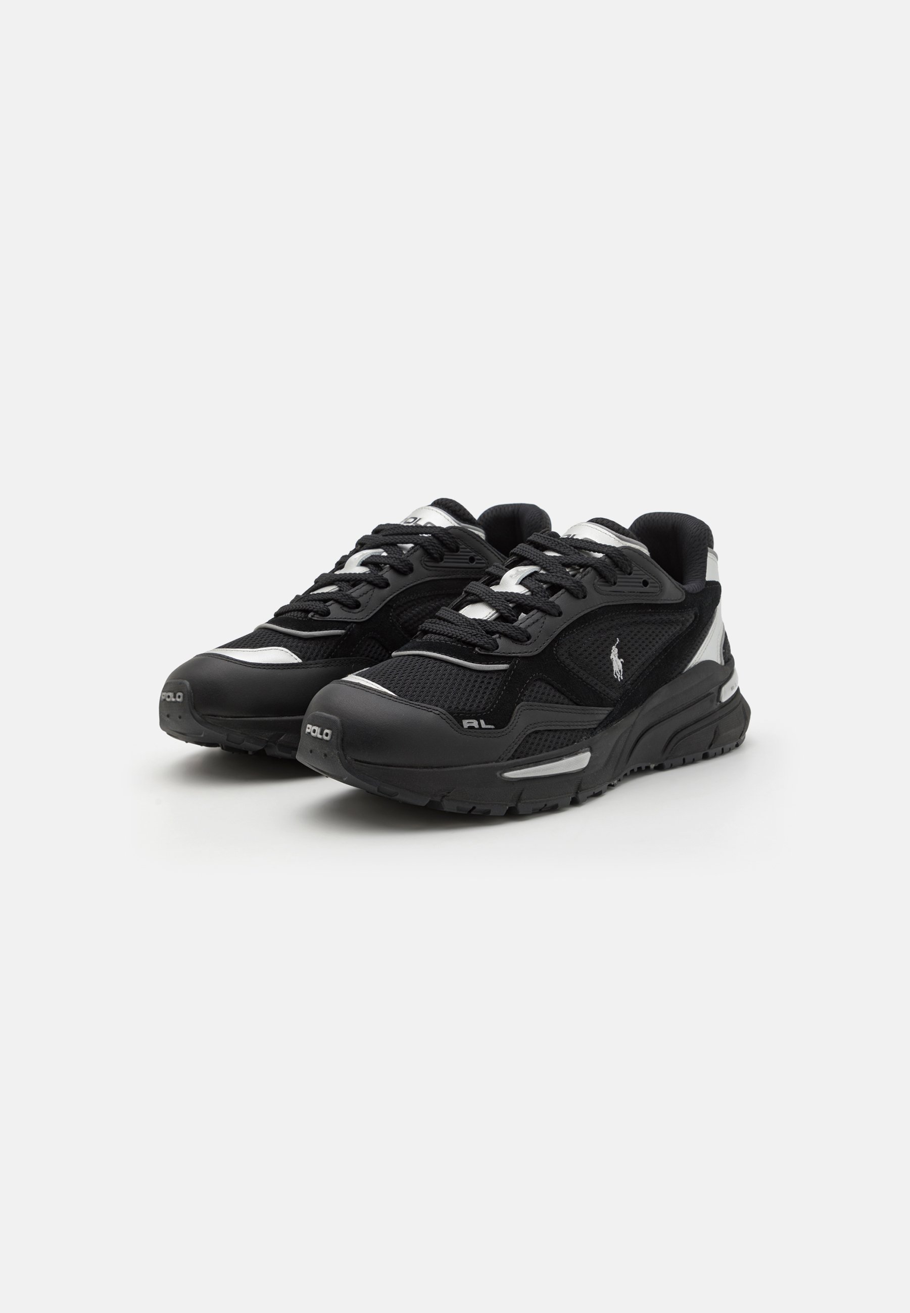 Polo Ralph Lauren TRACKSTR 275 - Trainers - black/silver/black