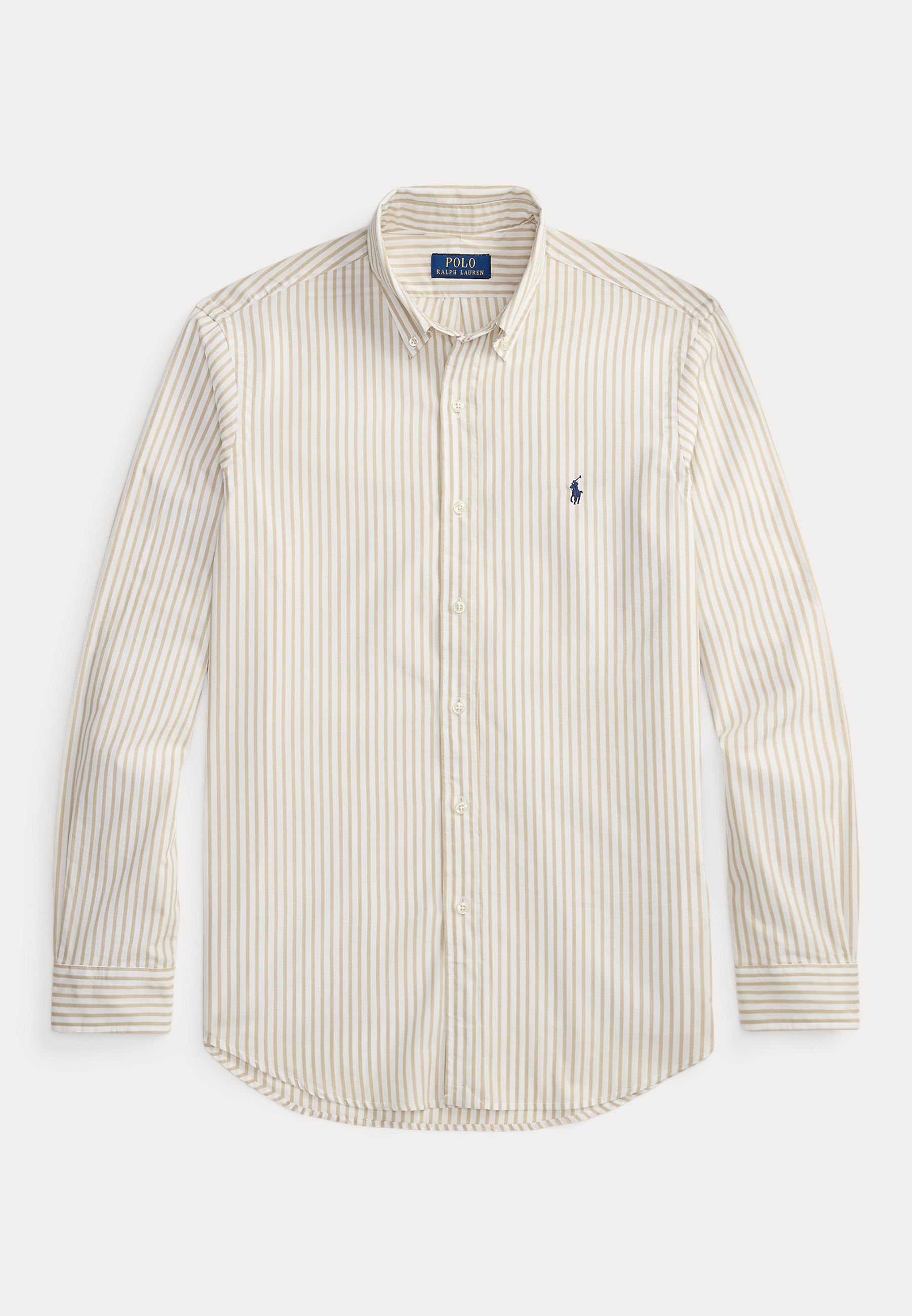こ専プライド Polo Ralph Lauren CUSTOM FIT STRIPED OXFORD SHIRT - Shirt - blue