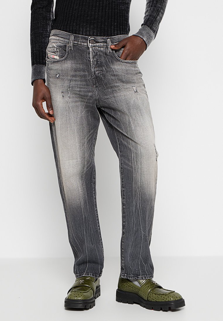 Diesel Straight leg jeans zwart Diesel Straight leg jeans zwart