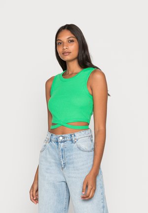 Noisy May NMMAYA TIE FRONT - Top - island green