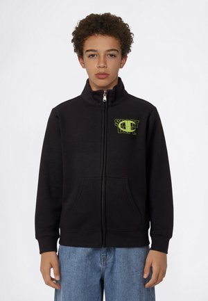 Champion, GRAPHIC FULL ZIP UNISEX - Felpa con zip - black