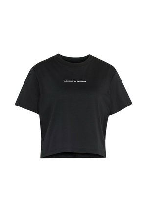 adidas Performance, ADIDAS PERFORMANCE TENNIS CULTURE GRAPHIC T.SHIRT - Sports T-shirts - black
