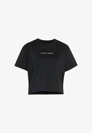 adidas Performance, ADIDAS PERFORMANCE TENNIS CULTURE GRAPHIC T.SHIRT - Sports T-shirts - black