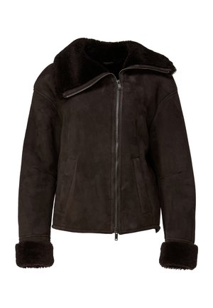 PIA - Lederjacke - dark brown