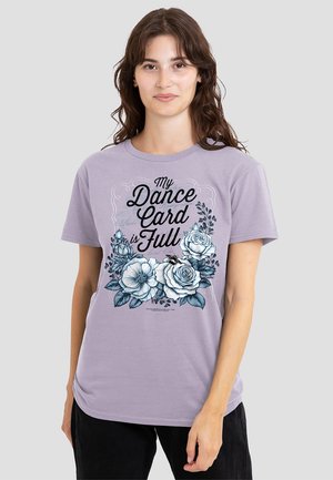 T-Shirt print - mottled purple